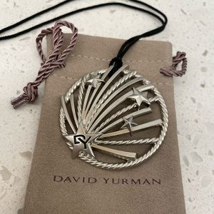 David Yurman Silver Star Ornament